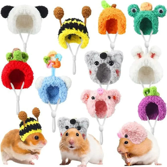 Fashion Pet Woolen Hat Mini Pet Supplies Doll Accessories Knitted Scarf Photo Props DIY Animal Doll Hat
