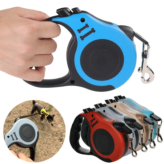 Dog Leash Strong Retractable Nylon Pet Extendable Strap Outdoor Puppy Traction Rope For Small Dogs Cats Roulette Pet Accessories