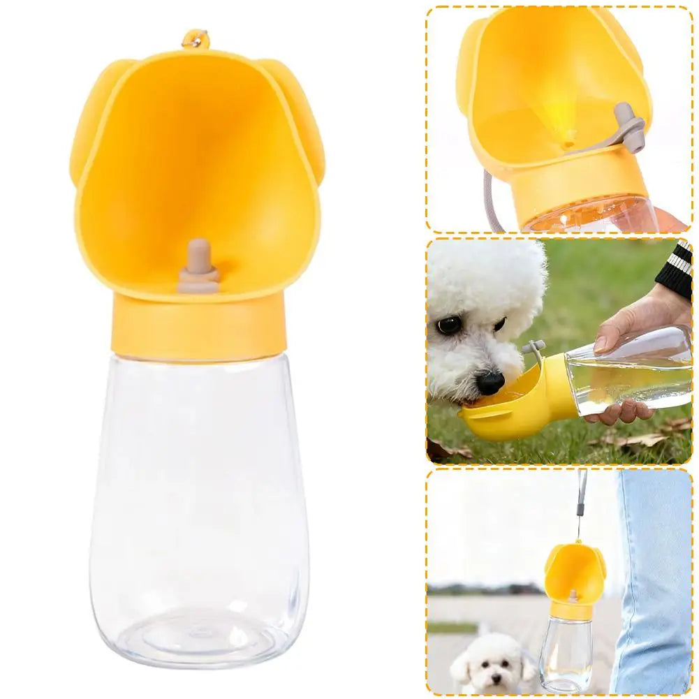 Pet Dog Water Bottle 300ML Puppy Drinking Bowls For Small Medium Dogs Cats Hiking Portable Cat Feeder Golden Retriever Supplies