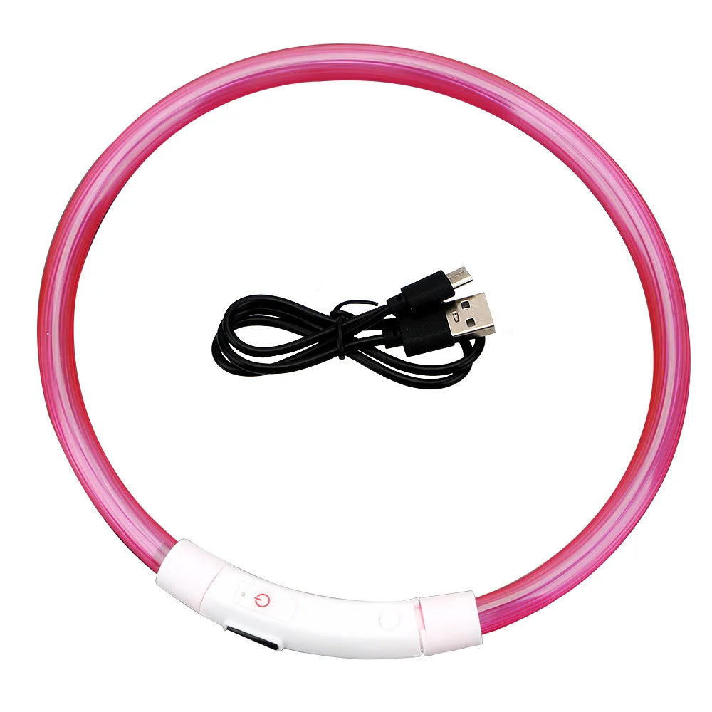 PetGlow LED Dog Collar - USB Rechargeable Night Safety