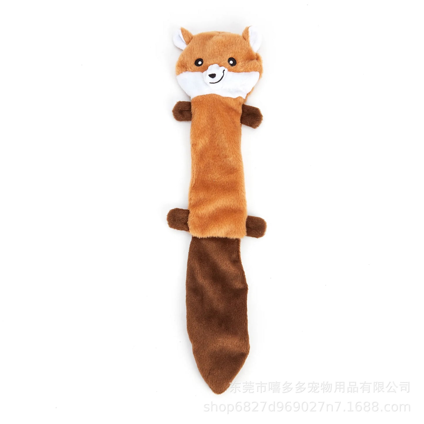 Pet Puppy Supplies Squirrel Dog Plush Chew Toy Bite Resistant Sound Interactive Squeaky Indestructible dogs Toys Soft Rattles