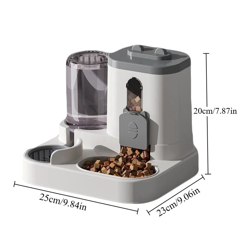 Cat Bowl Automatic Feeder & Water Fountain
