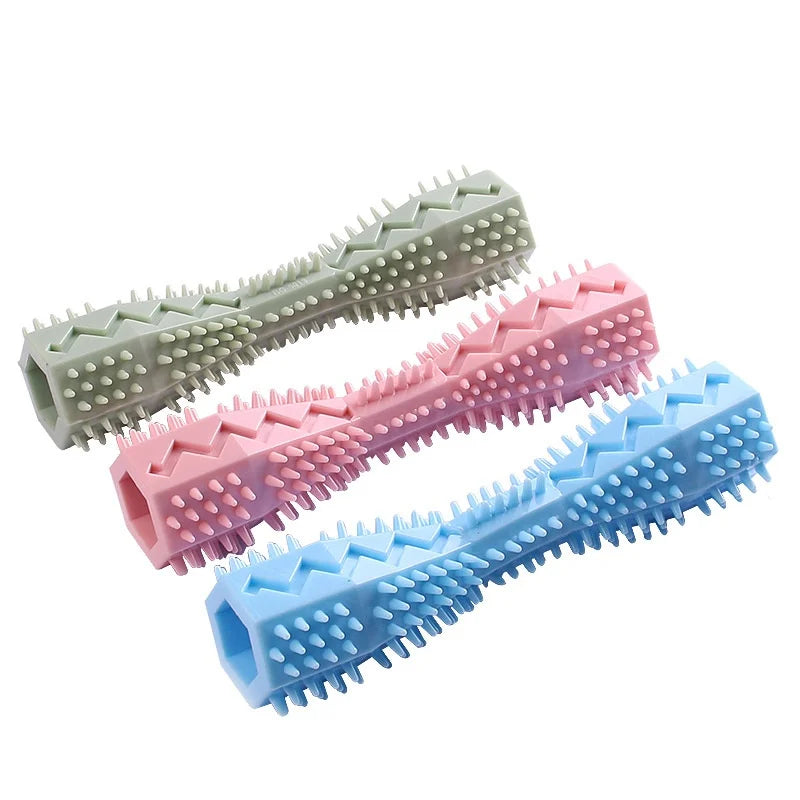 Pet Supplies Dog Chew Toy Pet Chew Leaky Toy TPR Material Dog Toothbrush Grinding Teeth Cleaning Stick