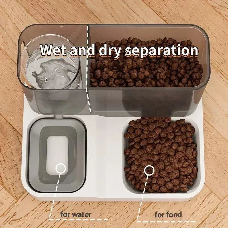 PetFlow SmartFeeder Pro 2.2L Dual Water Dispenser For Dogs - Auto Feeding And Hydration Convenience