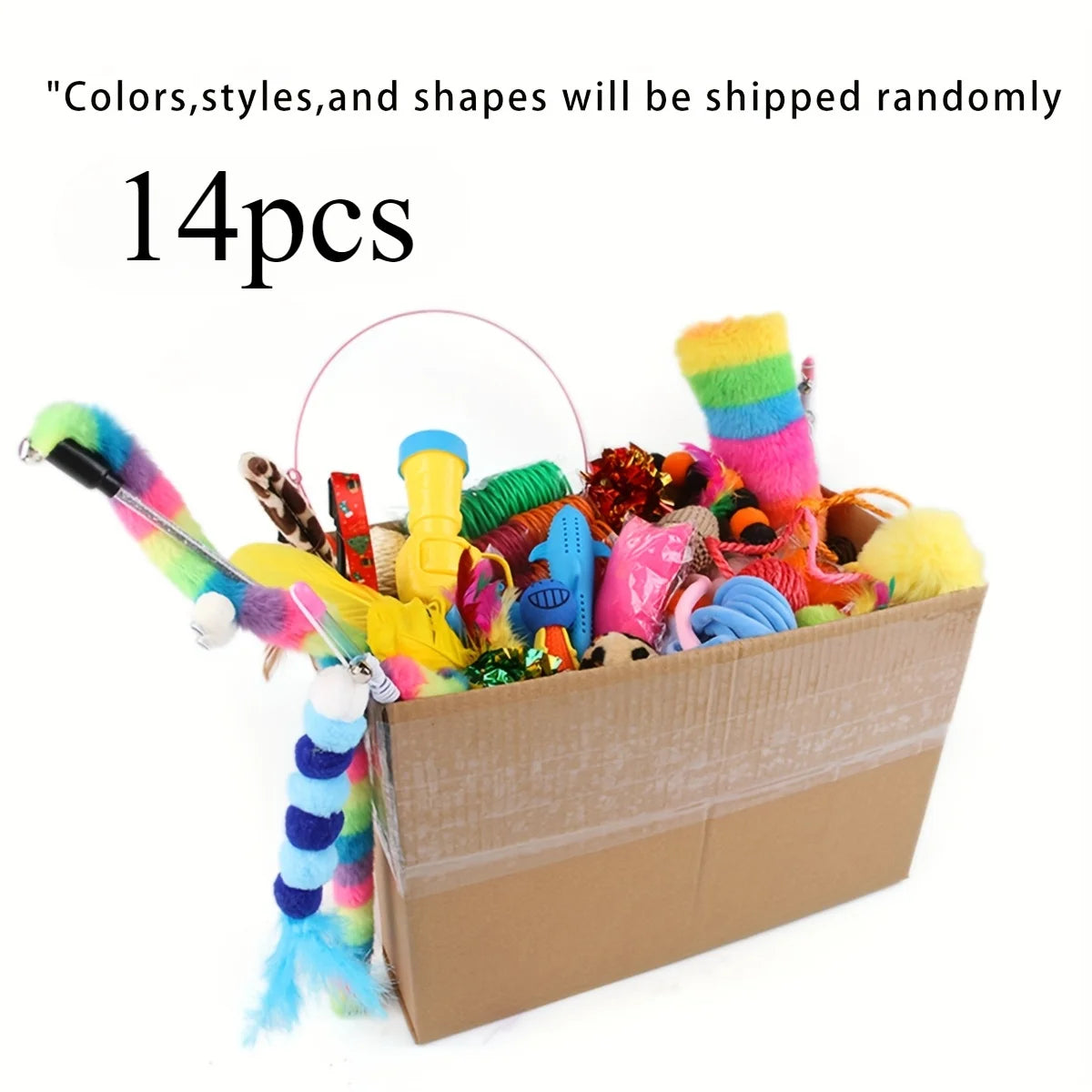 FelinePlay Cat Toys Mixed Pack - Interactive Variety Set For Cats