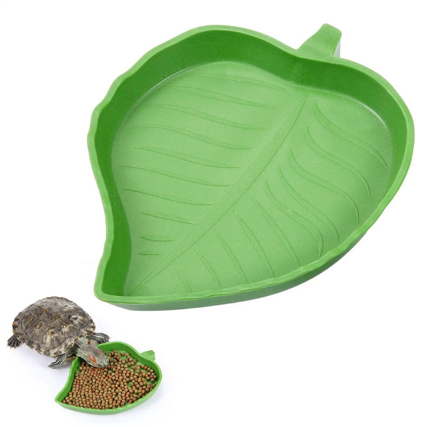Reptile Dish Flat Drinking Bowl Flat Hermit Crab Bowl for Drinking and Eating Water Plate for Turtle Lizards Hamsters Snakes