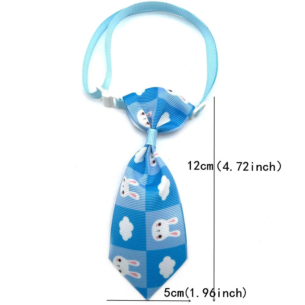 30/50pcs Pet Puppy Dog Bow Ties Easter Rabbit Style Small Dog Bow Tie Accessories Puppy Collars Adjustable Necktie Pet Supplies