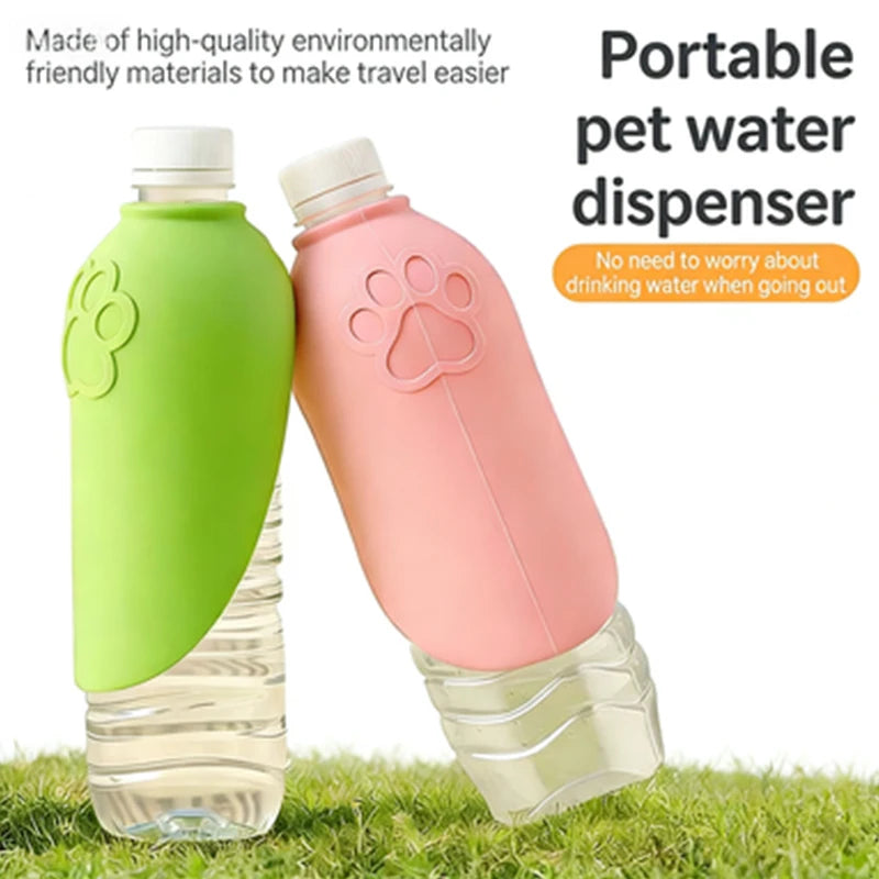 Portable Pet Travel Water Bottle Outdoor Walking Drinking Cup Leak Proof Water Dispenser Water feeder for Dog Cat Supplies