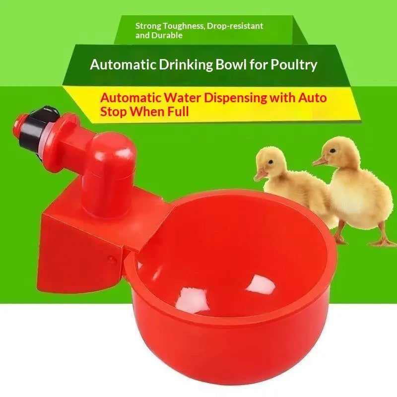 Chicken Drinking Bowl Poultry Automatic Water Dispenser Pigeon Automatic Water Dispenser Small Chick Feeding Bowl Chicken Coop