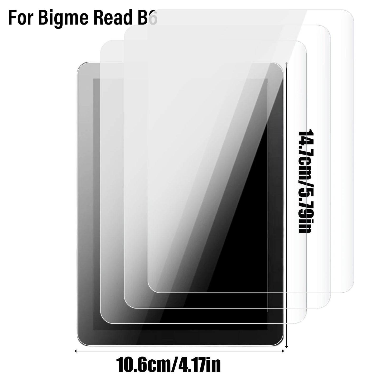For Bigme Read B6 Tablet Screen Protector HD Clear/Frosted PET Protective Films For Bigme Read B6 Reader Accessories