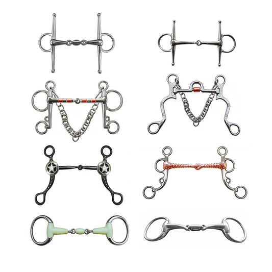 Title (SEO, ≤40 chars): Horse Bit Snaffle Gag for Training