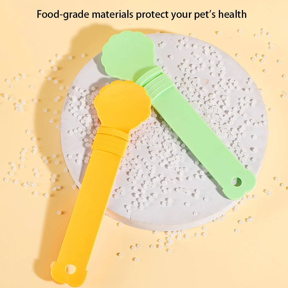 Essential Pet Cat Food Feeding Spoon Squeeze Cat Treats For Outings Only Squeezer Feeding Spoon Long Handled Spoon Pet Supplies