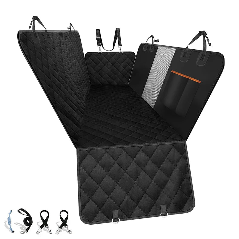 Dog Car Seat Cover Pet Vehicle Hammock Waterproof Pet Dog Travel Mat Waterproof Car Rear Back Seat Protector Mat