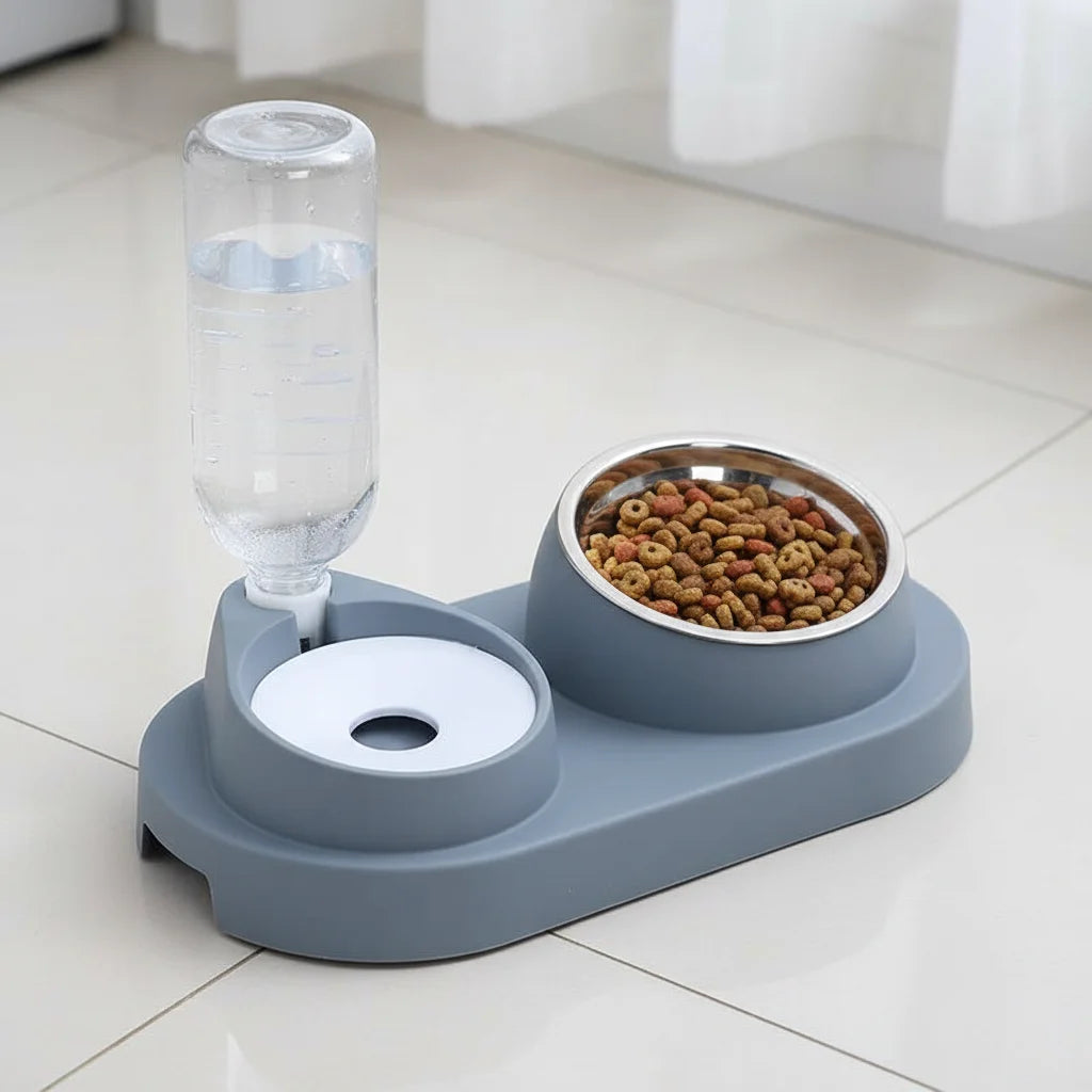 Pet Bowls Automatic Water Dispenser Feeder Cat Dog Food Water Bowl Non-Slip Pet Feeding Supplies