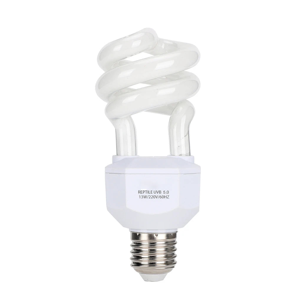 13W 220V Reptile UVB Energy Saving Lamps Tortoise Snake Lizard Light Bulb Reptile Lamp Reptile Light Bulb Reptile UVB Lamp Bulb