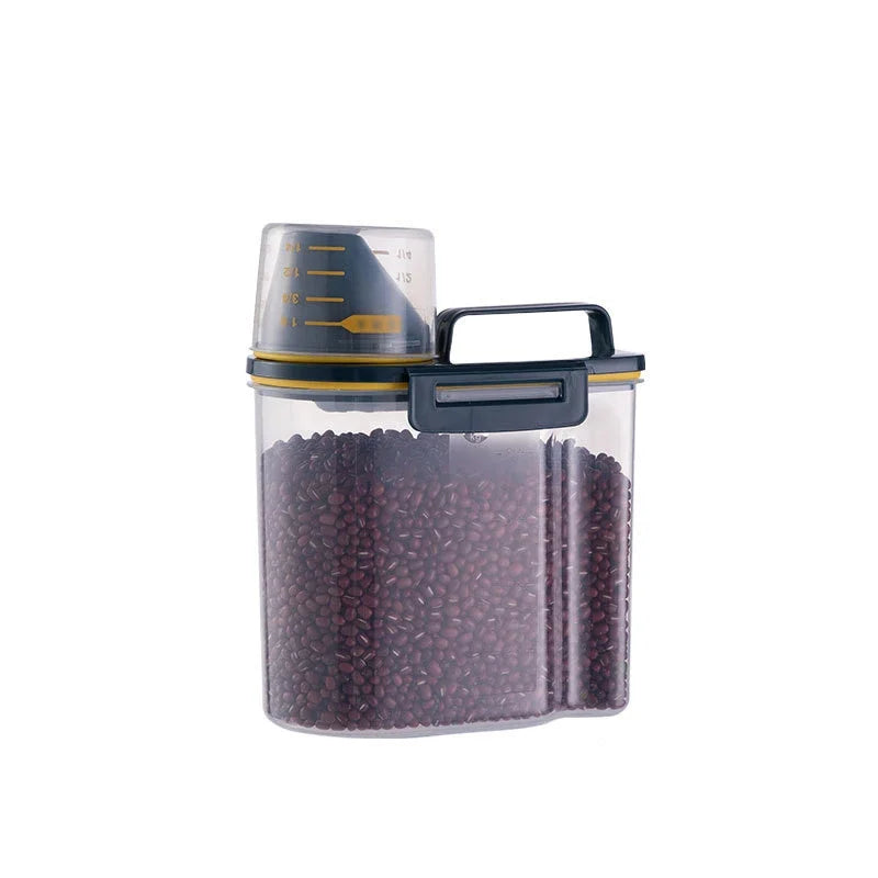 Premium Airtight Pet Food Storage Container, Large Capacity & Easy Clean, Durable Stylish Design for Dogs & Cats