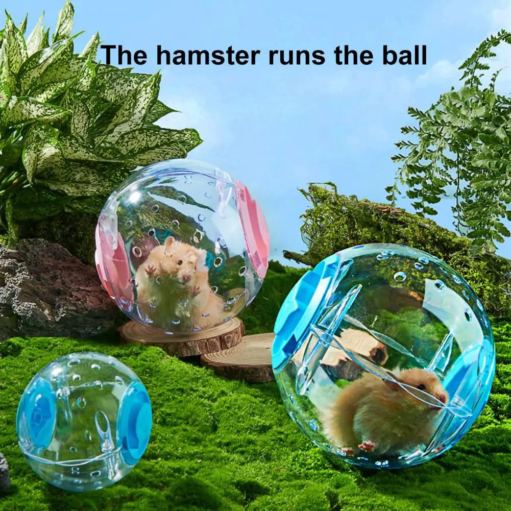 12cm/16cm/18cm Hamster Exercise Ball Transparent Hamster Running Ball Wheel For Small Animals Training Tool Pet Supplies