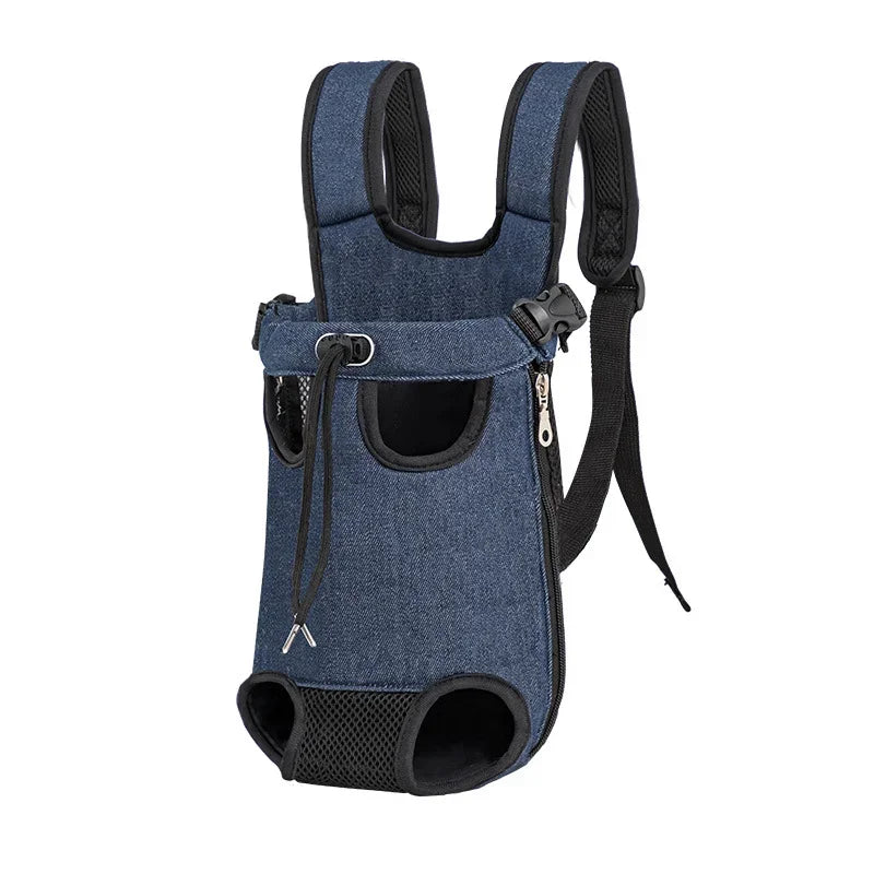 Pets Products Denim Pet Dog Backpack Outdoor Travel Cat Carrier Bag for Small Dogs Breathable Shoulder Puppy Kedi Carring Bags