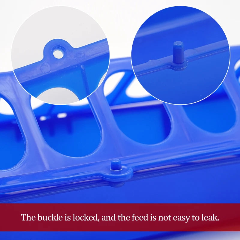 50 Cm Flip-Top Poultry Ground Feeder Chicken Poultry Feeder Trough Chicken Farming Tool Pheasant Feeding Bucket Quality Chick