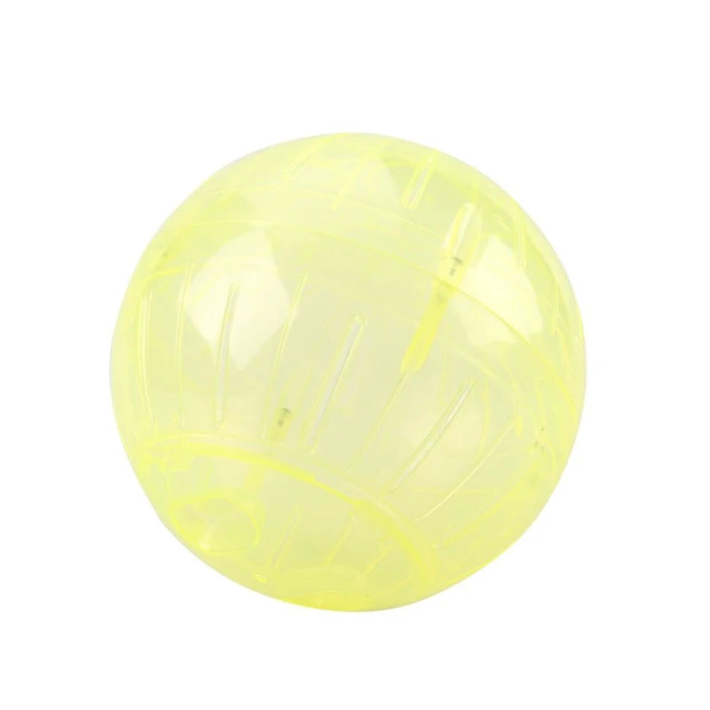 Funny Hamster Toys Spherical Translucent Treadmill for Rats Hamsters Pet Running Toy Durable Plastic Ball Diameter 10-14.5 CM