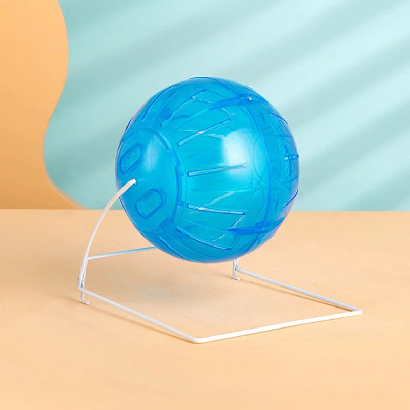 Funny Hamster Toys Spherical Translucent Treadmill for Rats Hamsters Pet Running Toy Durable Plastic Ball Diameter 10-14.5 CM