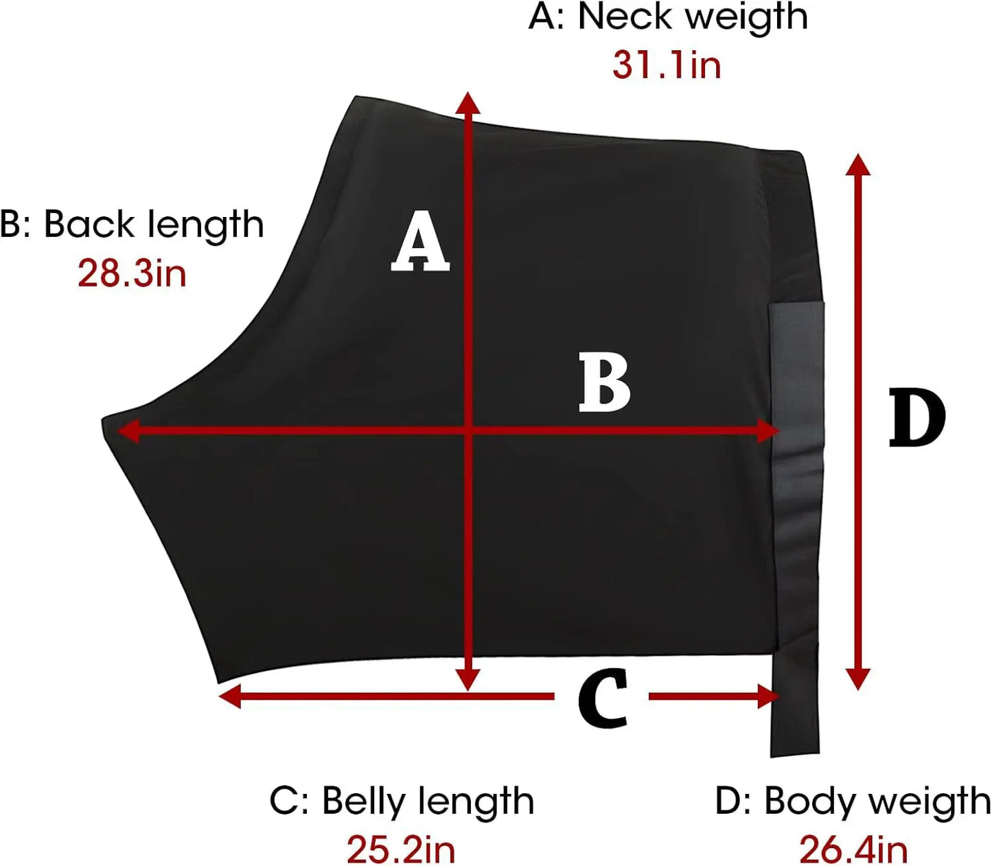 High Elastic Horse Chest Protectors Equestrian Supplies Anti-Friction Bibs Horse Shoulder Pads Comfortable Horse Vest for Equine