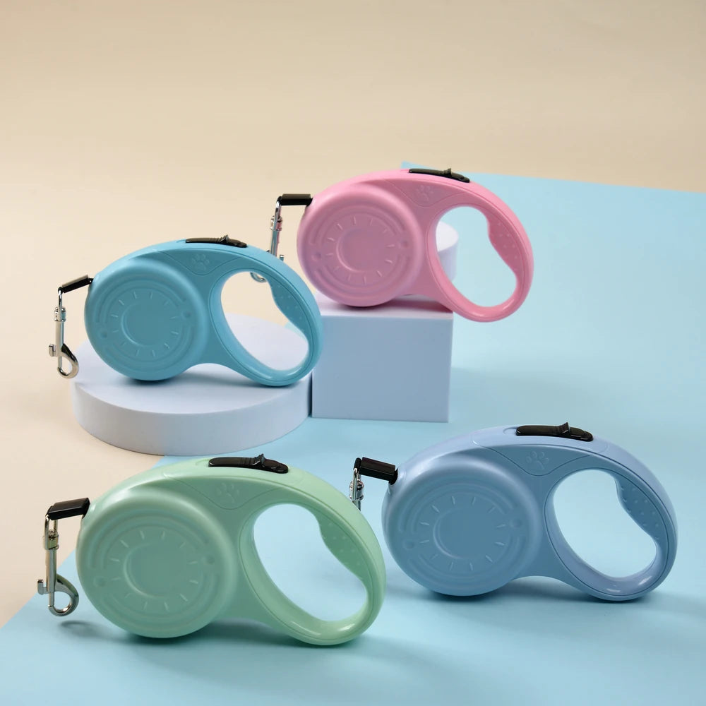 Dog Leash for Small Medium Dogs Cats Outdoor Hiking Pet 3m 5m Retractable Automatic Extending Traction Rope Chihuahua Supplies