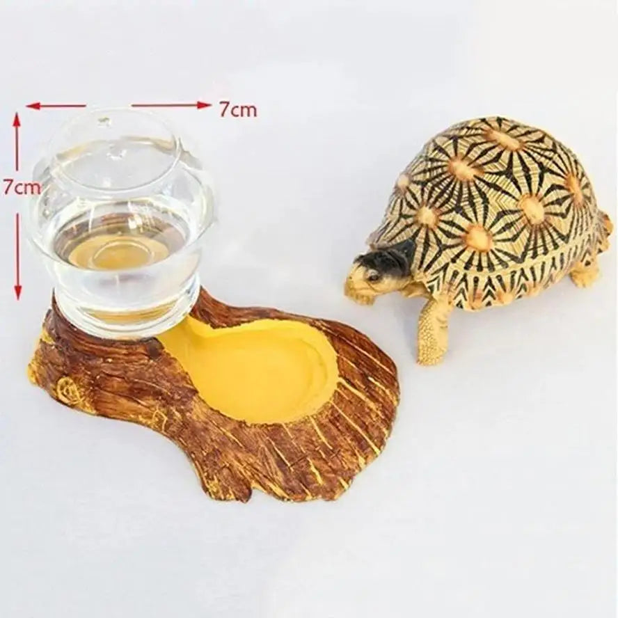 1 Pcs All-in-one Pet Drinking Bowl Reptile Pet Drinking Basin Reptile Turtle Basin Pet Supplies