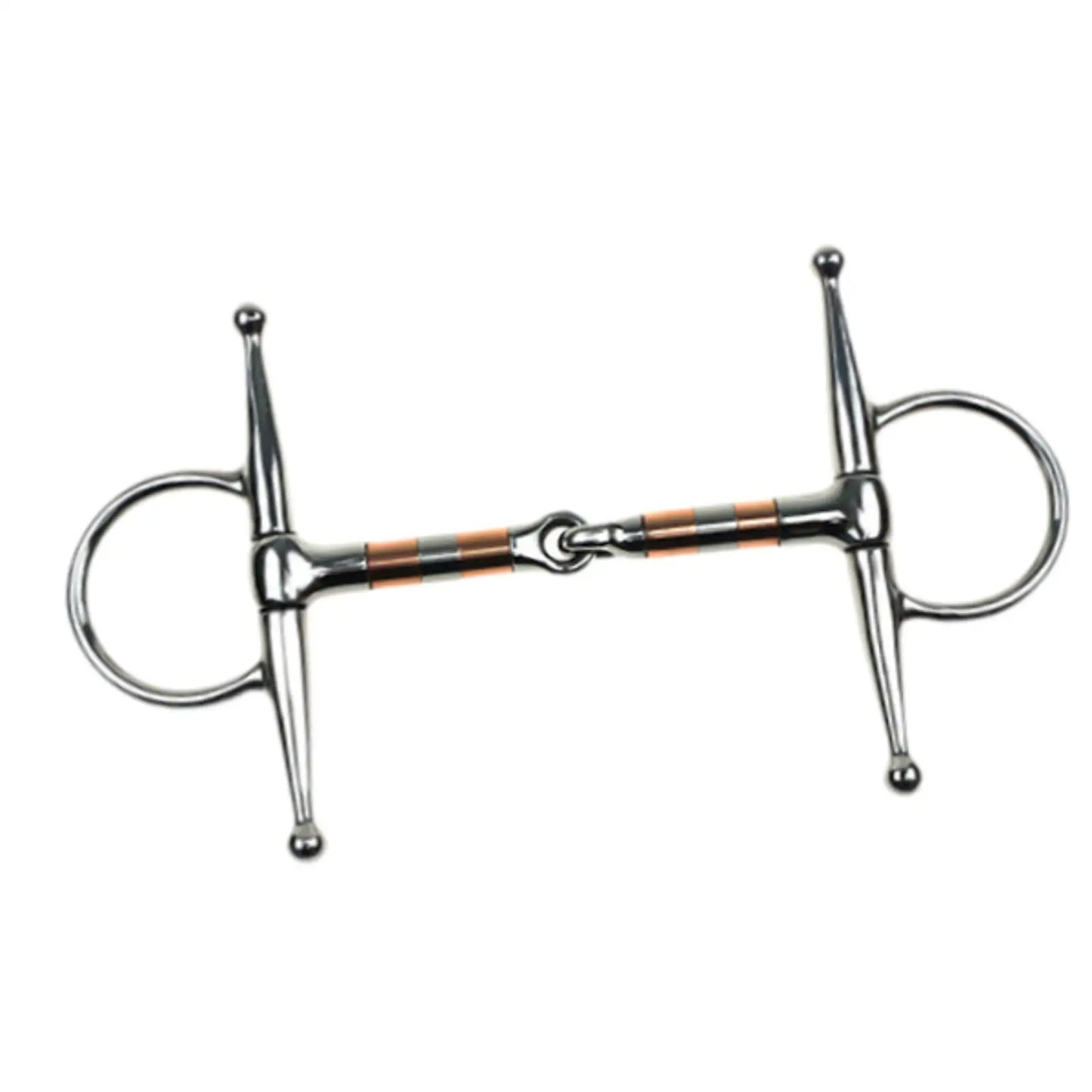 Stainless Steel Copper Mouth H Shape Horse Bit Snaffle For Stallion Chewing And Training 125mm Equestrian Riding