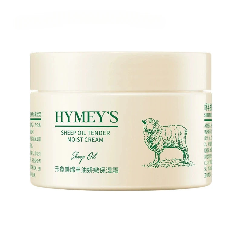 Winter Face Cream With Sheep Hair Oil Whitening Hydrating Anti Wrinkle Anti Aging Skin Care 140g