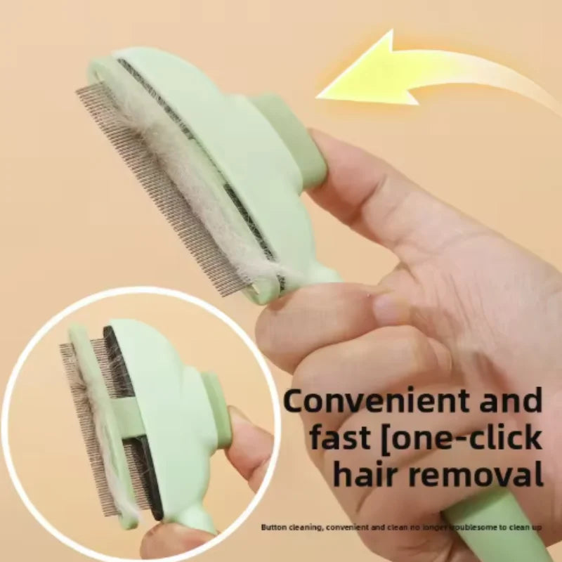 Pet Cat Comb Cat and Dog Hair Removal Brush Cleaning Hair Cleaner Beauty Cleaning Supplies Cat and Dog Universal Pet Supplies