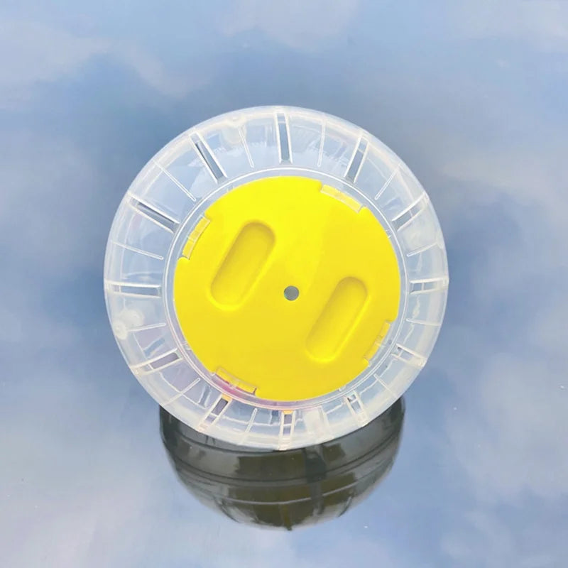 Funny Hamster Toys Spherical Translucent Treadmill for Rats Hamsters Pet Running Toy Durable Plastic Ball Diameter 10-14.5 CM