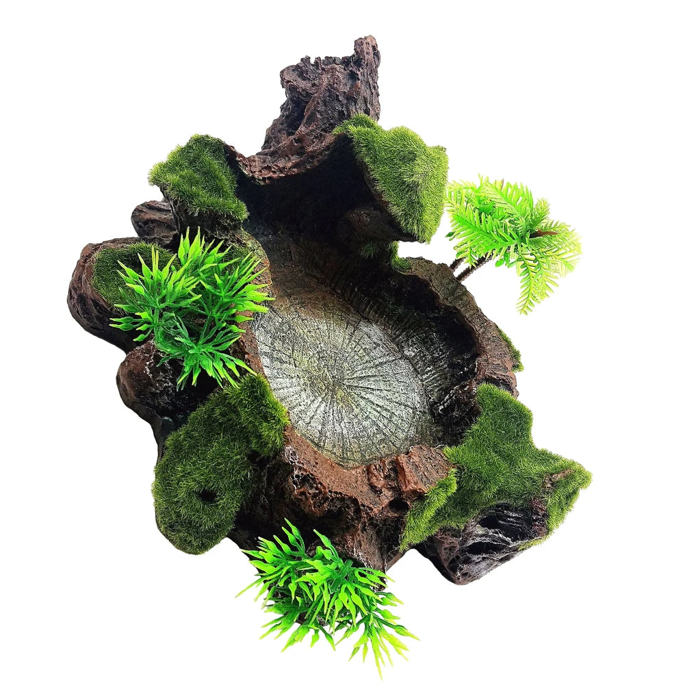 Multifunctional Reptile Resin Bowl For Food And Water Any Reptile Reptile Food Water Dish Decorative