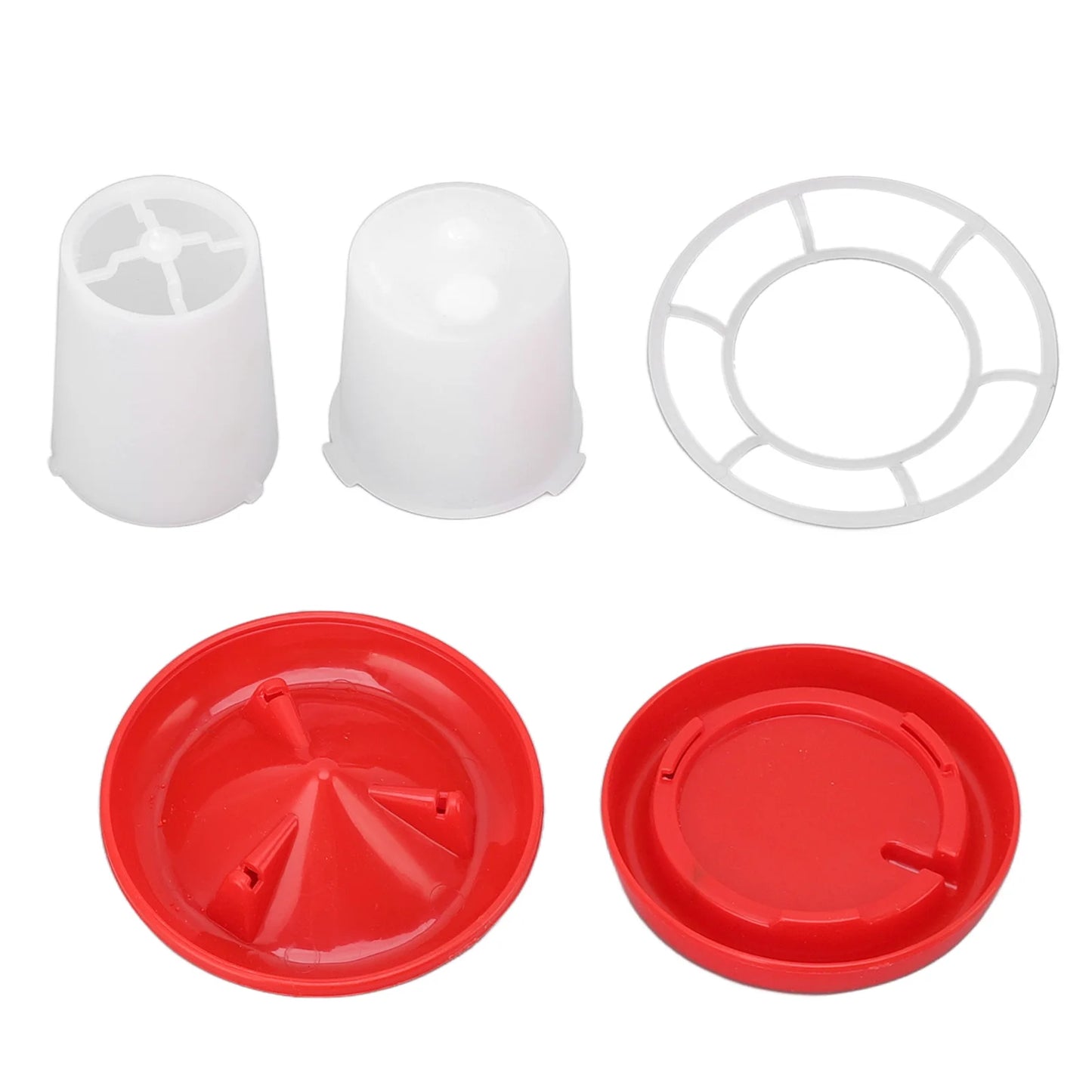 Poultry Feeder Chick Feeder and Waterer Kit Rotary Sleeve Design Automatic Feeding and Watering Poultry Feeder and Waterer Combo
