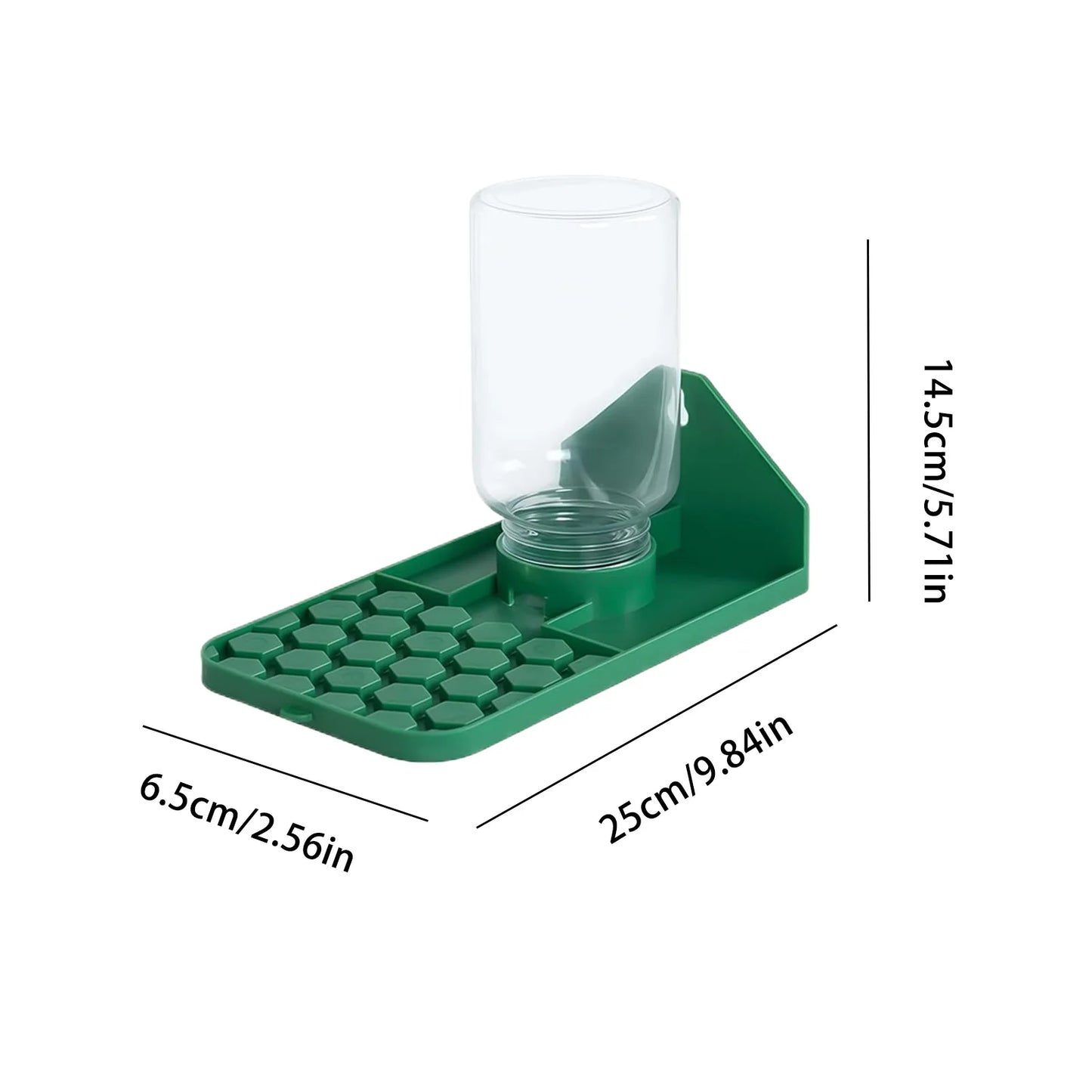 Poultry Feeder  Water Cup  Leakproof Large Capacity Clear Feeder Water Cup Feeding Container for Chicks Quail Bee Feeders