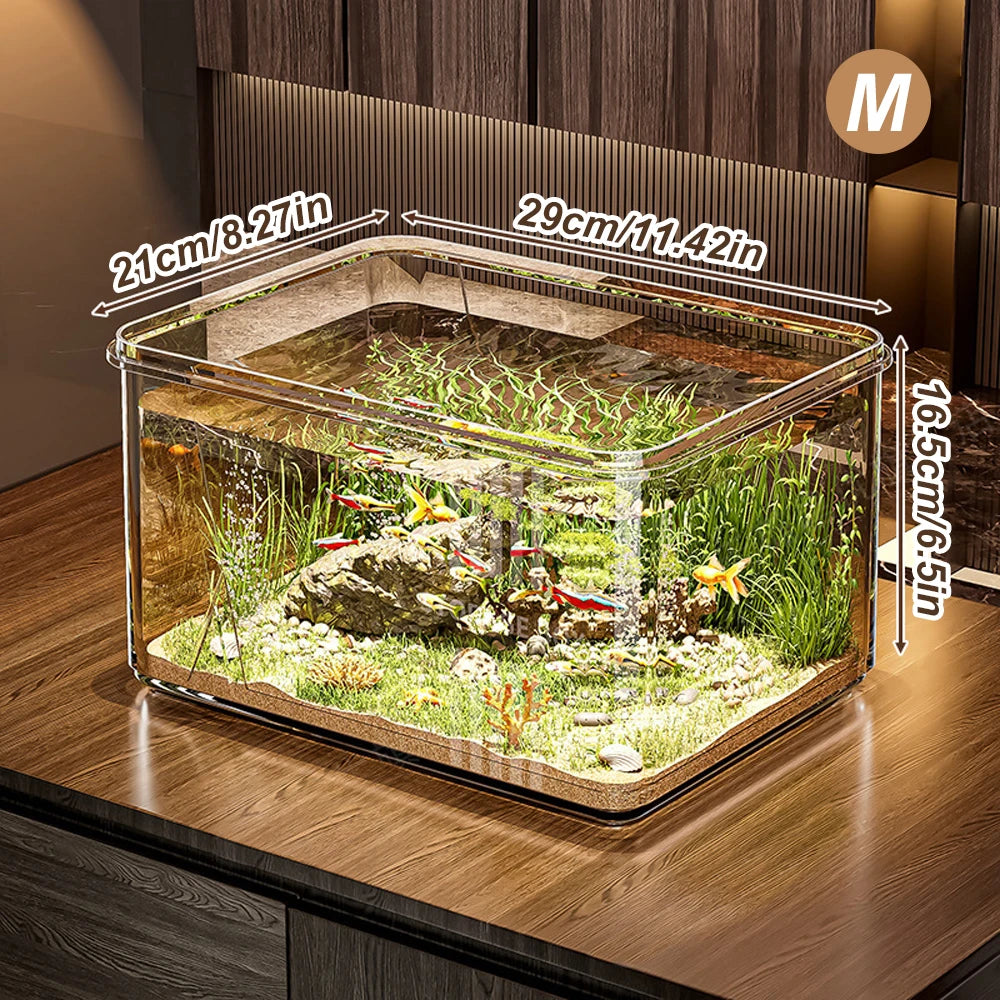 AquaVista Transparent Desktop Aquarium