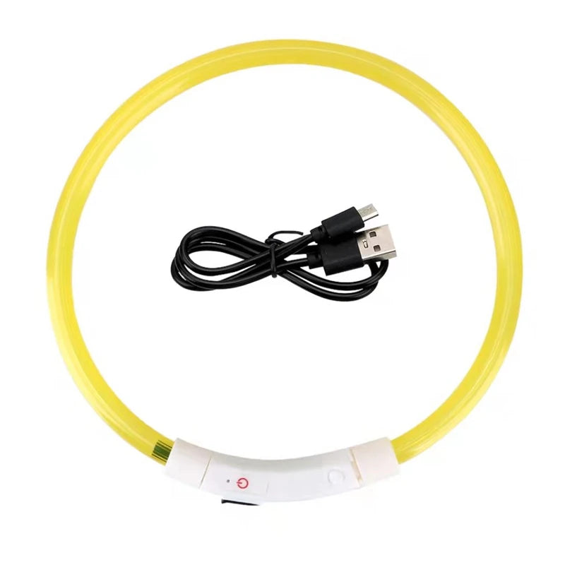 PetGlow LED Dog Collar - USB Rechargeable Night Safety
