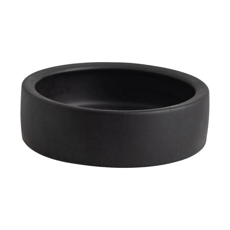 Reptile Food Bowl Anti-Escape Ceramic Feeder Dish Black White Reptile Water Bowl For Hermit Crab Gecko Chameleon Corn Snake