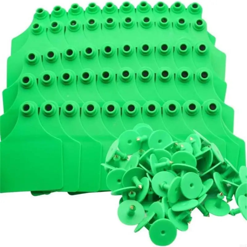 100 Count Livestock Identification Markers Large Size Blank Labels For Farm Animals Including Bovines Sheep And Swine B03E