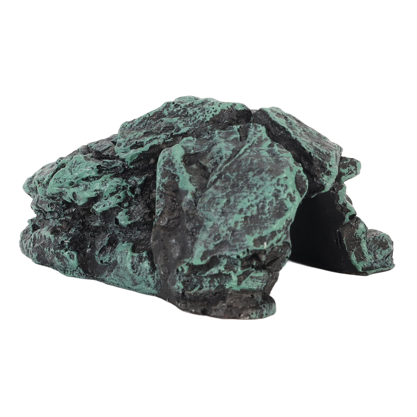 Reptile Rock Hide Cave Simulation Realistic Safe Comfortable Resin Rock Hideout for Terrarium Decoration