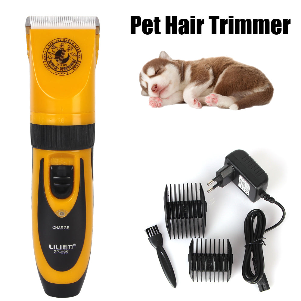 Ceramic Blade Haircut Trimmer Shaver Set Pet Hair Clipper Electric Scissors for Rabbit Cat Puppy Grooming Clipper Cutter